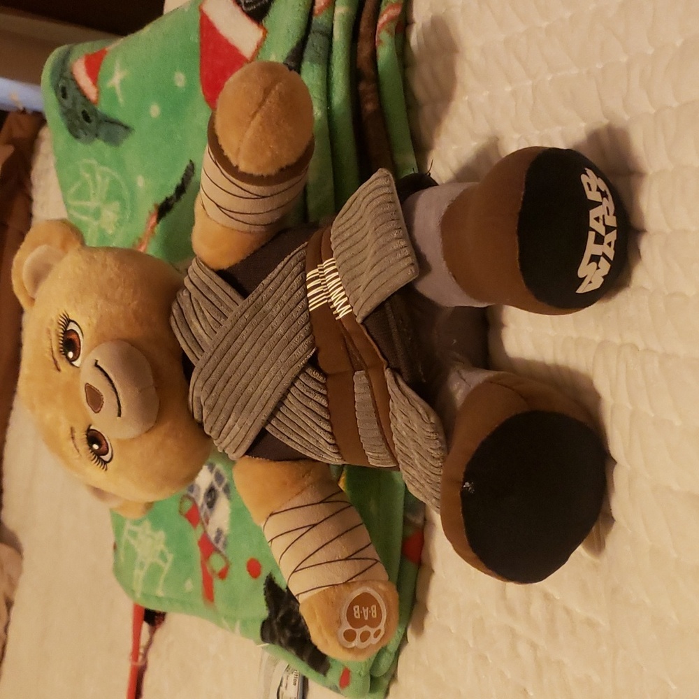 Disney Official Star Wars Build A Bear. REY stuffy